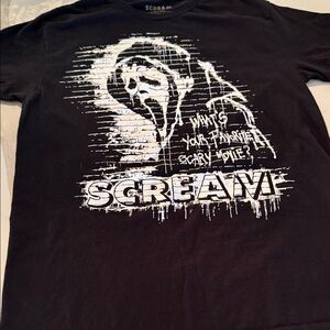 Scream Black Graphic Tee